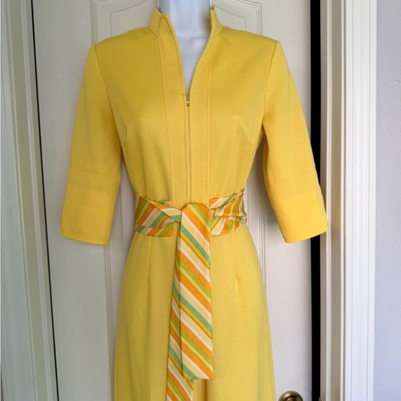 1970s yellow jumpsuit Melissa lane small - Picture 4 of 5